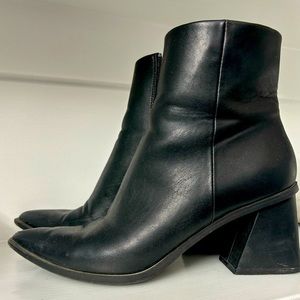 BP Black Boots, faux leather, size 11
